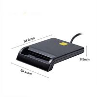 Lecteur de carte à puce du fabricant Writer Debit ATM Paiement SIM Chip ID USB Reader for Mobile POS