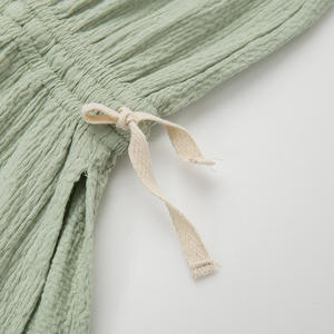 เสื้อยืด OEM สำหรับเด็กผู้หญิง แบบไม่มีป้าย คอกลม มีสายรัดเอว พร้อมส่ง - Product Image 6