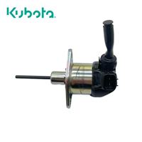 Électrovanne de stationnement Kubota 12V 1A021-60017 Pièces de réparation automobile V2003 V2203 Vanne d'arrêt de carburant pour excavatrice de machines de construction