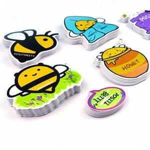 สติกเกอร์ไวนิลไดคัทพิมพ์โลโก้ตามสั่ง กันน้ำ ลายการ์ตูน วัสดุ PET และกระดาษ สำหรับตกแต่ง - Product Image 2