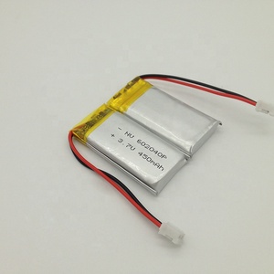Venta caliente Precio más <span class=keywords><strong>barato</strong></span> Alta 400mAh 450mAh Li-ion Li Baterías 3,7 V Ion de litio 602040 batería de polímero - Product Image 2