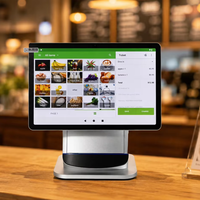 Système de point de vente intelligent Android 14 le plus vendu avec imprimante à découpe automatique 80 mm, écran tactile FHD 10,95 pouces et terminal POS à station d'accueil magnétique