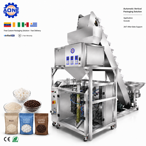 Machine d'emballage rapide et automatique de granulés, robuste, pour piments séchés et mélanges d'herbes, pour sacs préformés, vente en gros - Product Image 1