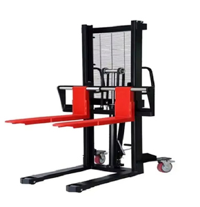 Sicuro e forte manuale idraulico <span class=keywords><strong>Stacker</strong></span> carrello elevatore manuale manuale a mano carrello elevatore <span class=keywords><strong>Stacker</strong></span> manuale con ascensore elettrico <span class=keywords><strong>Stacker</strong></span> manuale - Product Image 1