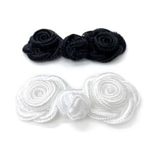 Ropa Clásica <span class=keywords><strong>de</strong></span> Estilo Tradicional Hecha a Mano con Patrón <span class=keywords><strong>de</strong></span> Rosas en Nailon, Cheongsam, Cierres <span class=keywords><strong>de</strong></span> Botones, Mercería <span class=keywords><strong>y</strong></span> Botones - Product Image 3