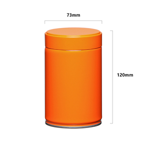 Matcha bột Jar Vòng tinplate có thể cấp thực phẩm lớp phủ trà cà phê biểu tượng tùy chỉnh in ấn vít cap kín tùy chỉnh 4 màu - Product Image 1