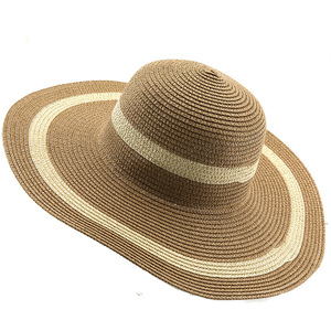 Sombrero Vueltiao Colombiano, Sombrero de Paja de Ala Ancha con Rayas Multicolores para Mujer, Sombrero para el Sol de Playa - Product Image 6