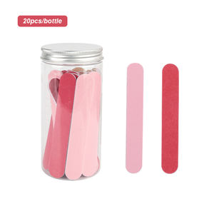 Gloway 20Pcs 150/180/250グリットネイルファイルセットネイルバッファリングファイルプロの再利用可能なエメリーボードボトル付きネイルファイル - Product Image 6