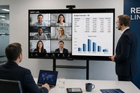 Tableau interactif intelligent à écran plat LED, tableau numérique intelligent pour l'éducation numérique