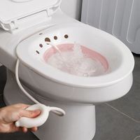 Baignoire pliable en PP pour usage domestique, soin des hémorroïdes, post-partum, traitement des plaies périnéales, réutilisable, pour adultes