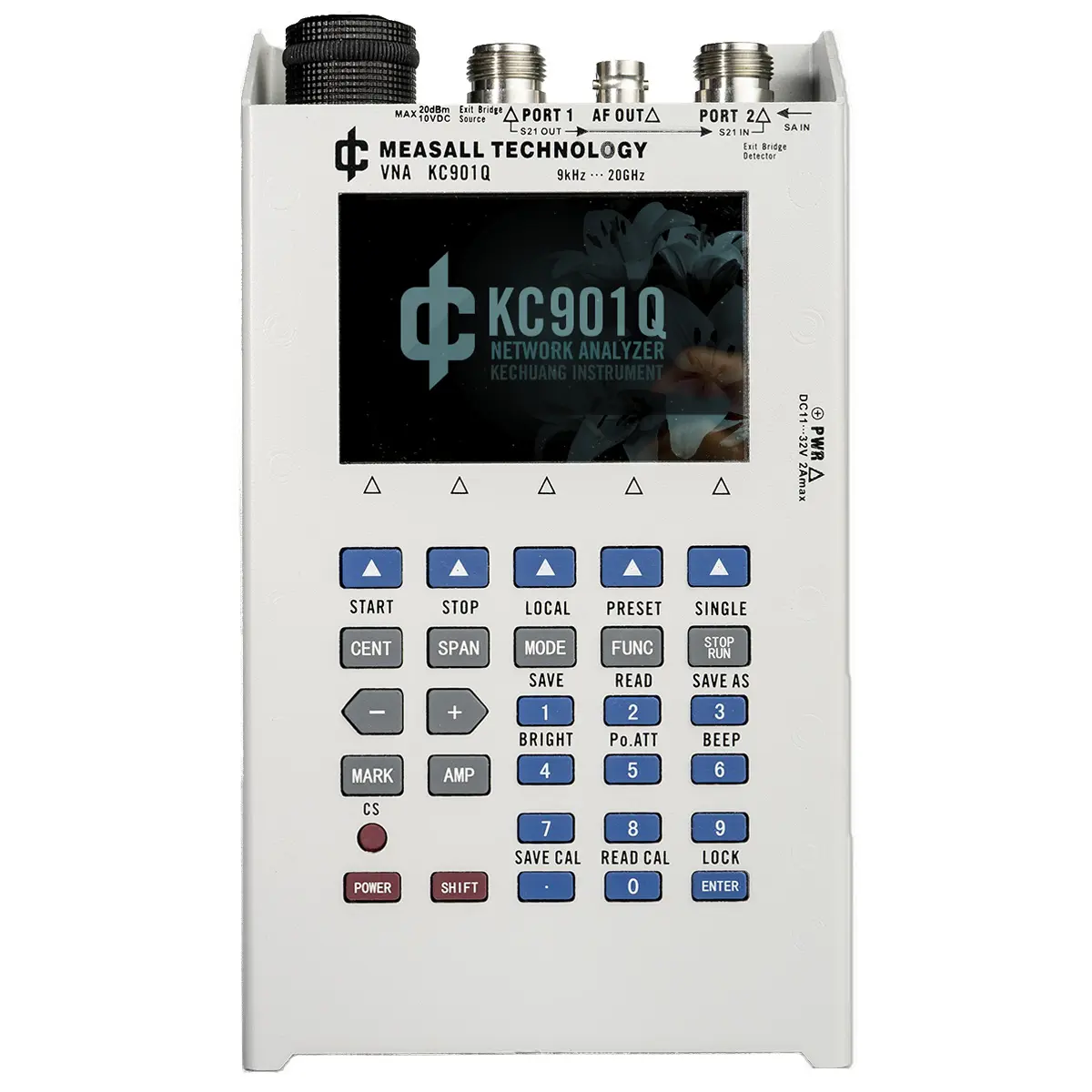Kc901q 20ghz telemóvel elétrico portátil ethernet vetor rf vetor analisador da rede para medições