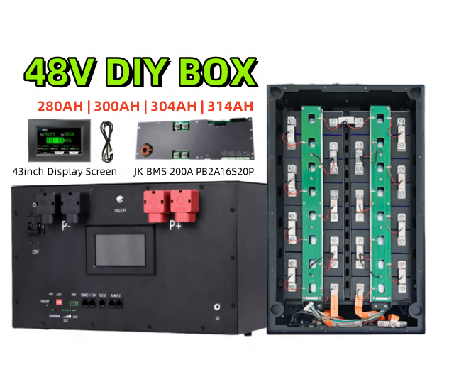 EU Stock 51.2V 280AH 306AH 314AH Lifepo4 Battery Pack Box Neutral Diy ...