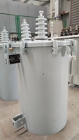 Transformateur monté sur pôle monophasé, 10 15kva 25 kva 37,5 kva 50 kva 100 kva 375kva 10kv 11kv abaisseur double tension, prix