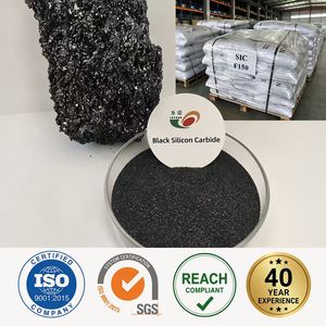 Carburo de Silicio Negro F100 F120 de Grano Grueso al 99% de Pureza, SiC Negro <span class=keywords><strong>para</strong></span> Sandblasting de Metales, <span class=keywords><strong>Piedra</strong></span> de Amolar y Pulido de <span class=keywords><strong>Piedra</strong></span> - Product Image 1