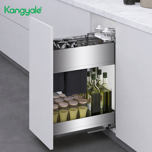 Hot Wholesale <strong>Pull</strong> <strong>Out</strong> Stainless <strong>Steel</strong> Basket <strong>Drawer</strong> Soft Closing Bottle Storage Basket <strong>Kitchen</strong> Cabinet <strong>Drawer</strong> Basket