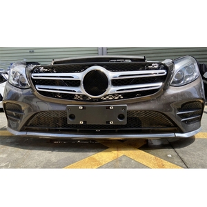 Ensemble pour <span class=keywords><strong>Mercedes</strong></span>-Benz <span class=keywords><strong>GLC</strong></span> X253 W253 2015 2016 2017 <span class=keywords><strong>2018</strong></span> 2019 GLC200 : Pare-chocs avant avec capot de phare et radiateur - Product Image 2