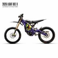 Moto tout-terrain électrique Purple Light Bee X 2026 10KW 80Kmh