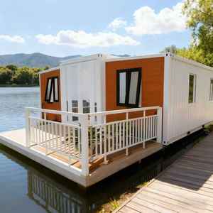 Casa Prefabricada Moderna de 2 Dormitorios en Contenedor Marítimo, Expandible y Plegable para Uso como Villa - Product Image 1