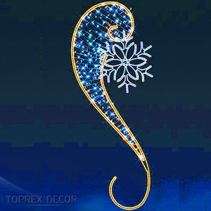 Décoration de paysage extérieure de <span class=keywords><strong>rue</strong></span>, drapeau LED 2D en PVC, Noël, Halloween, Thanksgiving, motif lumineux sur poteau - Product Image 1