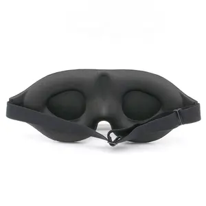 Masque oculaire de voyage pour mieux dormir, bandeau rembourré en mousse de mémoire 3D, pare-soleil avec bouchons d'oreilles pour hommes, femmes et enfants
