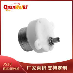 Motorreductor de CC en miniatura Js30 de 32 mm con montaje de brida, 600 RPM, para ventiladores y motores de manualidades - Product Image 5