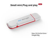 Clé USB sans fil 3G 4G, modem WiFi avec carte SIM, routeur WiFi de poche illimité 4G LTE, certifié 3C FCC CE
