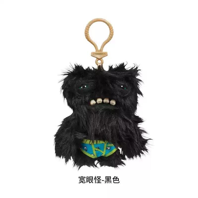 15705 keychain-panties wide-eyed monster (black)