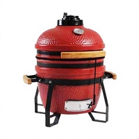 MCD Grilles de barbecue de 13 pouces Troller extérieur Barbecue de jardin Griller Barbecue portable