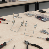 Assortiment de ressorts de torsion à double spirale en acier inoxydable personnalisés - Angles et formes variés pour appareils électriques, jouets, fixations