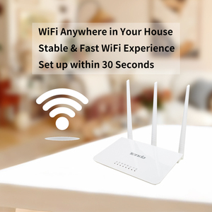 Tenda F3 N300 Wireless Router Eltern kontroll funktion 300 Mbit/s Max. LAN-VPN-VoIP für das Lernen von Kindern zu Hause - Product Image 2