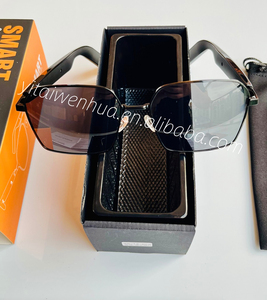 Gafas de Sol de Lujo Sg12 Pro con Carga USB, Micrófono, Reproductor de <span class=keywords><strong>Música</strong></span>, Audio Inalámbrico, Lentes Polarizadas Azul Grisáceo, de Plástico, Tamaño Grande - Product Image 5