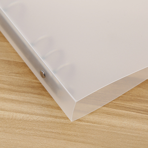 Chất lượng cao 9-lỗ kim loại chất kết dính thư mục nhà máy bán hàng trực tiếp của <span class=keywords><strong>PP</strong></span> <span class=keywords><strong>Frosted</strong></span> thư mục trong suốt cho nộp hồ sơ sản phẩm - Product Image 2