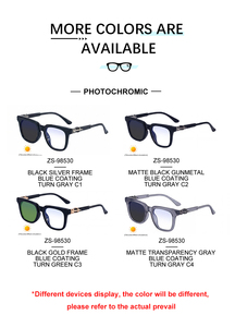 Gafas de Sol Partagas de Diseño con Logotipo Personalizado, Cuadradas, Fotocromáticas, Anti Luz Azul, UV400, para Hombre y Mujer - Product Image 6