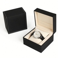 Boîte Cadeau Luxe Personnalisée OEM/ODM pour Montres à Bracelet, Présentoir à Un Seul Emplacement, en Plastique Recyclé, pour Hommes (CN/GUA)