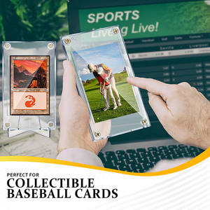 35pt screwdown uv-proof mạnh mẽ siêu rõ ràng bóng chày bóng đá thể thao vít thẻ kinh doanh bảo vệ Trường hợp với màn hình đứng - Product Image 4