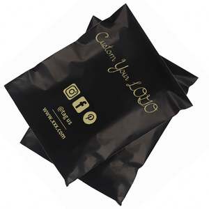 Sacs d'expédition biodégradables et compostables en polymailleur nude avec logo personnalisé, sacs d'emballage en poly pour vêtements, sacs d'expédition - Product Image 3