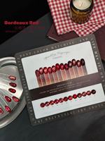 Nouveau kit de vernis à ongles gel effet œil de chat rouge 12 couleurs, haute saturation, brillance transparente, paillettes magnétiques
