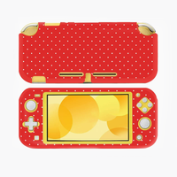 Coque de protection rigide en PC à pois pour console de jeu Nintendo Switch Lite, accessoires de coque antichoc en TPU pour Switch/OLED