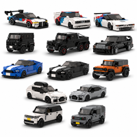 Ensembles de blocs de construction MOC Super Racing Car, voitures en briques DIY, modèles de véhicules et jouets de construction, voitures miniatures, cadeau pour enfants