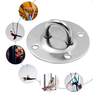 Stainless Steel Yoga Hammock Support <b>Plate</b> 304 Fixed <b>Plate</b> With Bolts For Hanging Chair Swing Load Bearing - Product Image 2