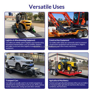 Özel Yapım 24ft Alüminyum 2 Dingilli Lüks Yarış Arabası Treyleri, Alçak Tabanlı Yarış Arabası Treyleri 2000 kg - Product Image 4