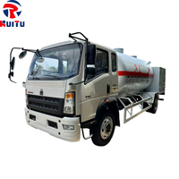 Camion-citerne GPL HOWO T3S, petit véhicule de ravitaillement en GPL pour le transport en station-service