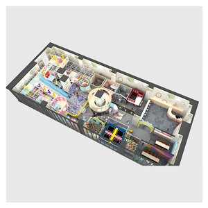Parco Giochi Commerciale al Coperto con Strutture Morbide, Area Gioco di Ruolo e Grandi Scivoli per Bambini e Zona Giochi per Bambini - Product Image 5