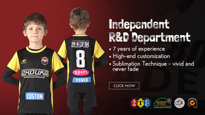 De gama alta equipo de fútbol ropa de moda de los hombres deportes niños de tela uniforme de fútbol - Product Image 5