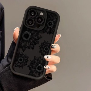 เคสโทรศัพท์มือถือลายดอกทานตะวันสุดหรูสำหรับ16 16E 15 14 13 12 11 Pro XR X 17 plus <span class=keywords><strong>SE</strong></span> <span class=keywords><strong>2022</strong></span>ฝาครอบกันชนกันกระแทก - Product Image 6