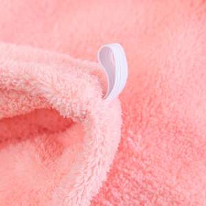 OEM ODM カスタムマイクロファイバーヘアタオル ターバンラップ 速乾 超吸収 ブランド 女性用 カールヘア ロングヘア Huishunlongモデル - Product Image 4