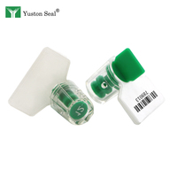 Serrure de sécurité pour compteur de gaz/électricité/eau Yuston YTMS100 PC+ABS 22,3x25x11mm, origine Shandong