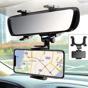 Support de fixation universel rotatif à 360° pour rétroviseur de <span class=keywords><strong>voiture</strong></span>, support pour téléphone portable, GPS, rétroviseur de <span class=keywords><strong>voiture</strong></span> - Product Image 2