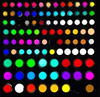 Diapositives en verre pour gobo de mariage romantique en couleur pleine, 37 mm - Taille standard, personnalisable, OEM/ODM pris en charge pour la décoration de projection de cérémonie