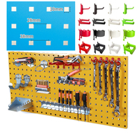 Ağır Hizmet Tipi Metal Pegboard, Atölye Depolaması, Alet Düzenlemesi, Garaj Duvarları ve Endüstriyel Çalışma Alanları İnşaatı için